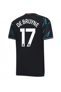 Fotbalové Dres Manchester City Kevin De Bruyne #17 Třetí Oblečení 2023-24 Krátký Rukáv